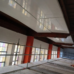 Deckenstrahlplatten fertig montiert